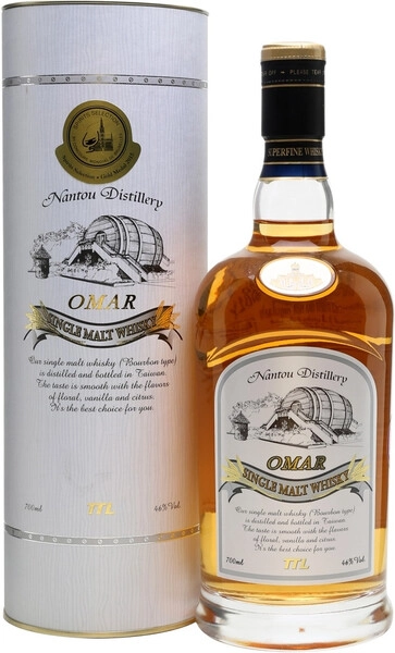 Виски Nantou Distillery, Omar Single Malt (Bourbon Type), in tube, 0.7 л