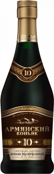 Коньяк Arcon, Armenian Cognac 10 Years Old, matte bottle, 0.5 л