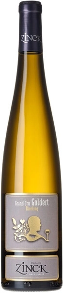 Вино Domaine Zinck, Riesling Grand Cru Goldert, Alsace AOC, 2018