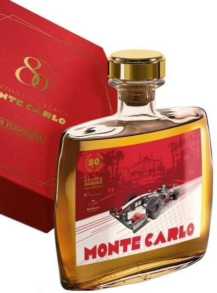 Граппа Bepi Tosolini, Monte Carlo, gift box, 0.7 л