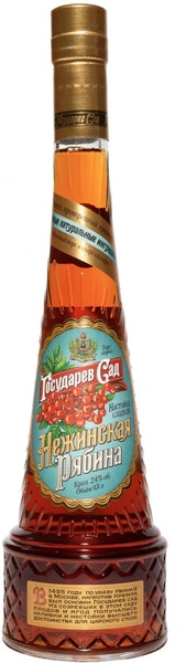 Ликер Государев Сад Нежинская Рябина, настойка сладкая, 0.5 л