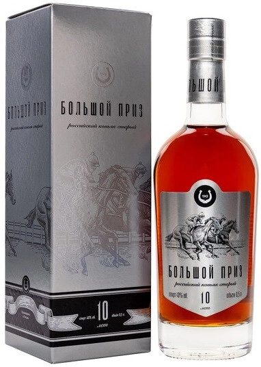 Коньяк Большой Приз КС, в подарочной коробке, 0.5 л