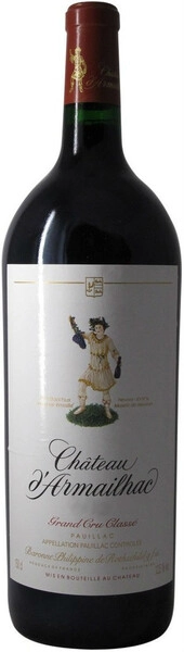 Вино Chateau d'Armailhac, Pauillac AOC 5-me Grand Cru Classe, 2002, 1.5 л