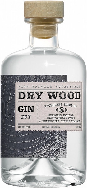 Джин KVKZ, "Dry Wood", 0.5 л