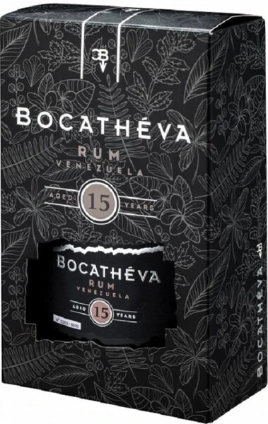 Ром Bocatheva Venezuela 15 Years Old, gift box, 0.7 л