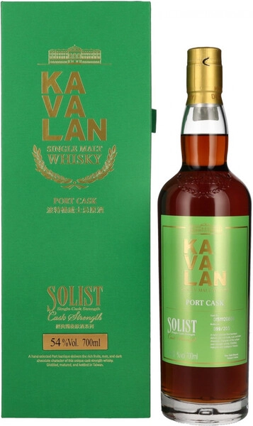 Виски Kavalan, Solist Port Cask (54%), gift box, 0.7 л