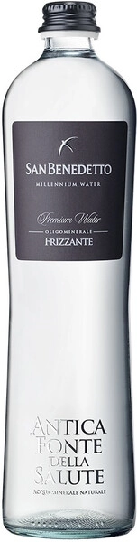 Вода San Benedetto, Antica Fonte della Salute Sparkling, Glass, 0.65 л