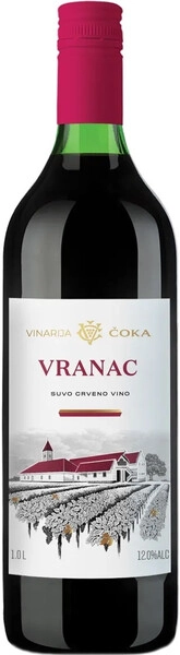 Вино Coka, Vranac, 2023, 1 л