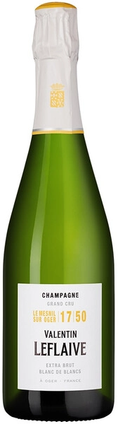Шампанское Valentin Leflaive, Le Mesnil sur Oger Extra Brut Blanc de Blancs, Champagne AOC, 2017