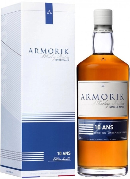 Виски Armorik 10 Ans, gift box, 0.7 л