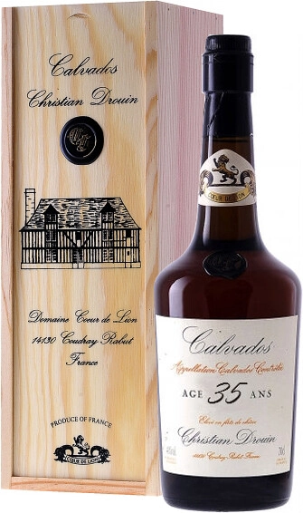 Кальвадос Coeur de Lion Calvados 35 ans, wooden box, 0.7 л