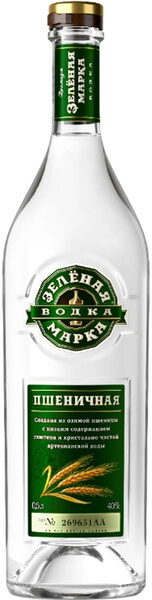 Водка Зелёная Марка Пшеничная, 1 л