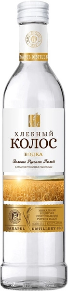 Водка Хлебный Колос, 0.5 л