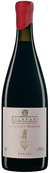 Вино Palavani, Saperavi Merlot "Qvevri"