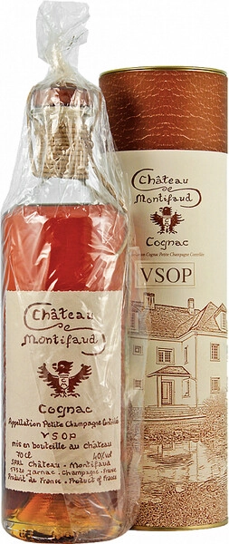 Коньяк Chateau de Montifaud VSOP Millenium, Petite Champagne AOC, gift tube, 0.7 л