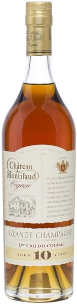 Коньяк Chateau de Montifaud 10 Years Old, Grande Champagne AOC, 0.7 л