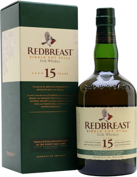 Виски Redbreast, 15 years, gift box, 0.7 л
