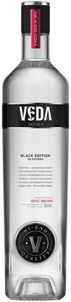 Водка Veda Black Edition, 0.5 л