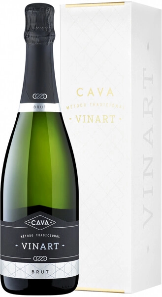 Игристое вино Vinart Brut, Cava DO, gift box