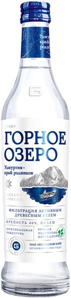 Водка Горное озеро, 0.5 л