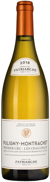 Вино Patriarche, Puligny-Montrachet 1-er Cru Les Chalumaux AOC, 2018