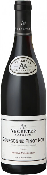 Вино Aegerter, Reserve Personnelle Bourgogne AOC Pinot Noir, 2021