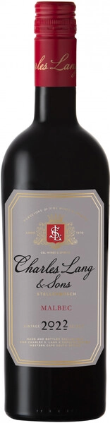 Вино Charles S. Lang & Sons, Malbec, Western Cape WO, 2022