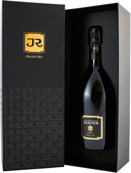 Шампанское Champagne Jeeper, Grand Cru Brut, Champagne AOC, gift box