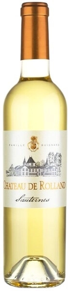 Вино Chateau de Rolland, Sauternes AOC, 2020, 375 мл