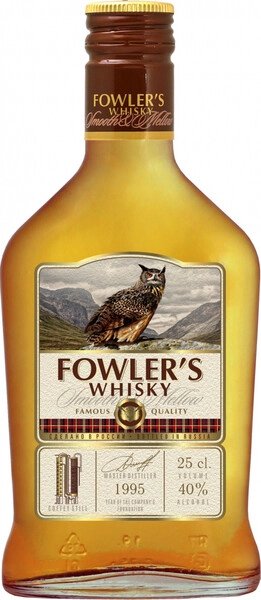 Виски "Fowler's" Grain 3 Years Old, 250 мл