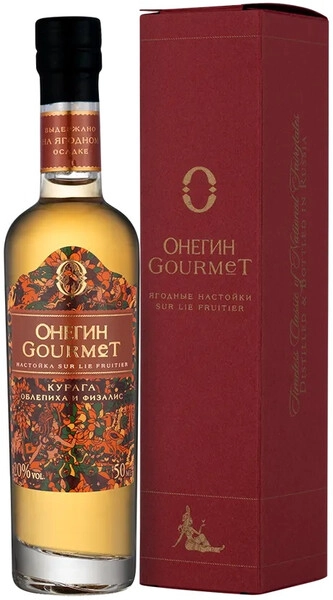Ликер Онегин, Гурмэ Курага, Облепиха и Физалис, в подарочной коробке, 50 мл