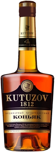 Коньяк Kutuzov 4 years old, 0.5 л