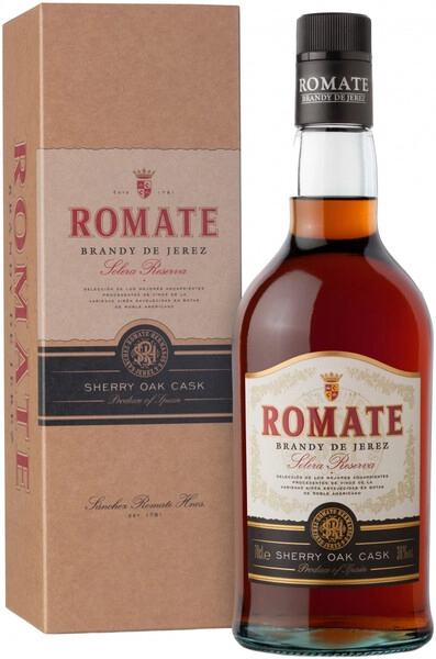 Бренди Romate Solera Reserva, gift box, 0.7 л
