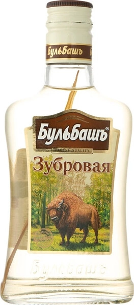 Ликер "Бульбашъ" Зубровая Беларуская, настойка горькая, 200 мл
