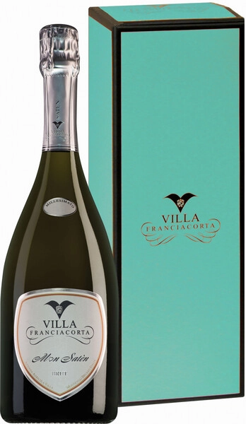 Игристое вино Villa Franciacorta, Mon Saten Brut, Franciacorta DOCG, 2018, gift box