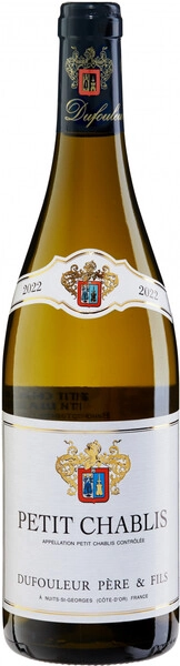 Вино Dufouleur Pere & Fils, Petit Chablis AOC, 2022
