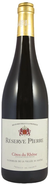 Вино Reserve de Pierre, Cotes du Rhone AOP Rouge
