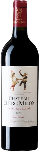 Вино Chateau Clerc Milon, Grand Cru Classe Pauillac AOC, 2015