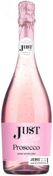 Игристое вино Just Prosecco Rose DOC Extra Dry