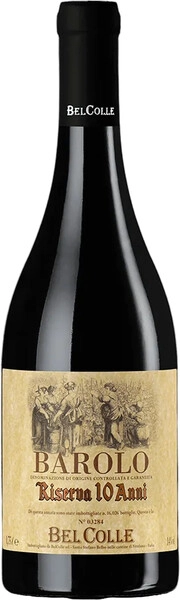 Вино Bel Colle, Barolo DOCG Riserva 10 Anni, 2016
