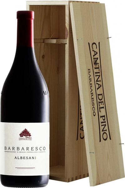 Вино Cantina del Pino, Barbaresco Albesani, 2014, wooden box, 1.5 л