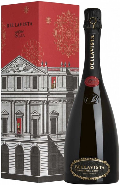 Игристое вино Bellavista, Teatro alla Scala, Franciacorta DOCG, 2020, gift box