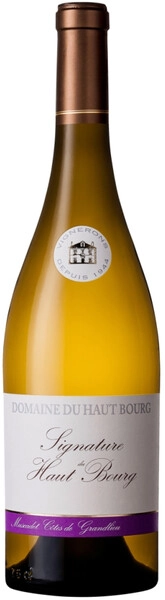 Вино Signature du Haut Bourg Muscadet Cotes de Grandlieu IGP, 2018