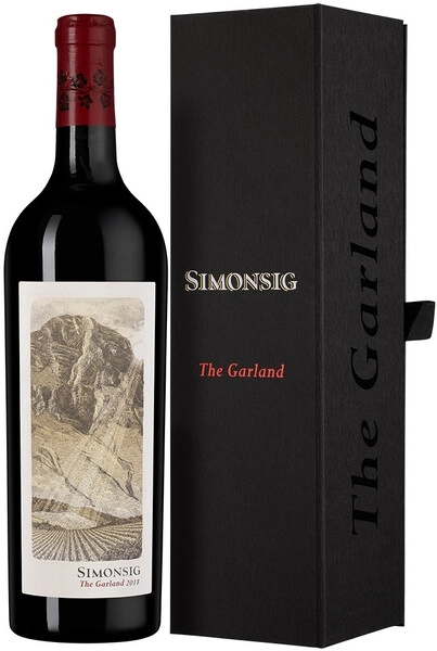 Вино Simonsig, Garland Cabernet Sauvignon, 2018, gift box