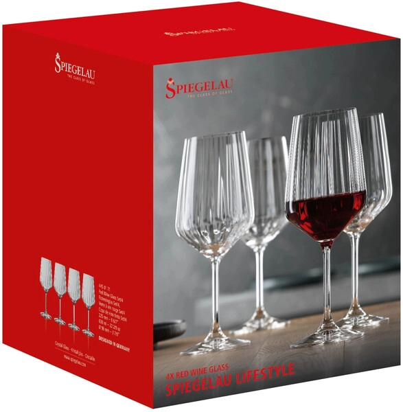 Бокалы Spiegelau LifeStyle Red Wine, set of 4 pcs, 630 мл