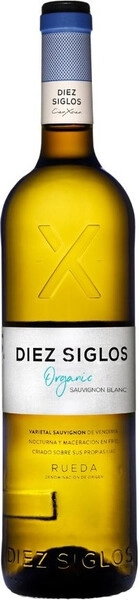 Вино Diez Siglos, Sauvignon Blanc Organic, Rueda DO, 2023