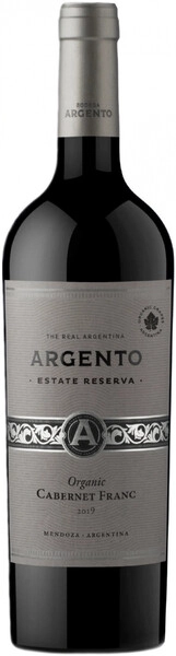 Вино Argento, Estate Reserve Cabernet Franc Organic, Mendoza IP, 2019