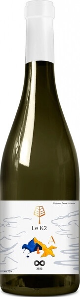Вино Le K2 Chardonnay, 2022