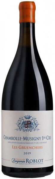Вино Domaine Benjamin Roblot, Chambolle-Musigny 1er Cru Les Gruenchers AOC, 2019, 1.5 л