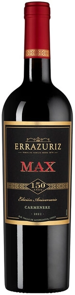 Вино Errazuriz, Max Reserva Carmenere, 2022